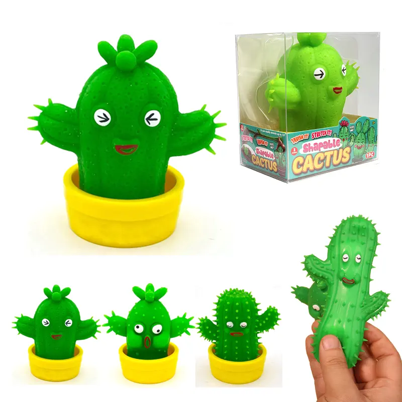2023 Novos brinquedos de luta contra estrias vegetais malucos Cacti brinquedo de estresse para crianças e adultos