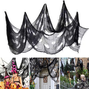 2022 Halloween décorations de fête intérieures et extérieures tapisserie de gaze de soie géante de haute qualité conception effrayante et effrayante - Product Image 2