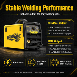 Máquina <span class=keywords><strong>de</strong></span> <span class=keywords><strong>Soldar</strong></span> Inverter ESAB Mig168i 160A MIG MAG MMA, 220V, Panel Digital, Hilo <span class=keywords><strong>de</strong></span> 0.6-0.9mm, 10.2KG, Compacta, VRD, Seguridad - Product Image 5