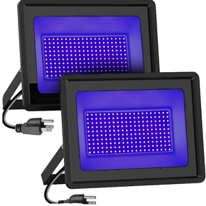 Lampe à lumière noire ultraviolette 395nm IP65, éclairage de scène extérieur, lampe UV pour événements festifs, certifiée CE, corps en plastique, 110V AC - Product Image 1