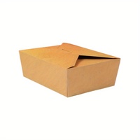 Boîte à emporter pour hamburgers, frites, ailes de poulet frites, en-cas, restauration rapide, emballage personnalisé, boîte en papier pour hamburgers, poulet