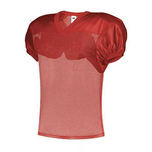 Vêtements d'équipe personnalisés en gros, maillot de rugby pour adultes, ensembles de pratique de football en mesh respirant - Product Image 4