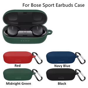 Housse de protection anti-poussière pour <span class=keywords><strong>écouteur</strong></span>s en silicone avec porte-clés pour <span class=keywords><strong>écouteur</strong></span>s <span class=keywords><strong>Bose</strong></span> <span class=keywords><strong>Sport</strong></span> - Product Image 3