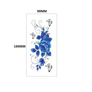 Autocollant <span class=keywords><strong>de</strong></span> <span class=keywords><strong>tatouage</strong></span> temporaire imperméable à l'eau <span class=keywords><strong>de</strong></span> demi-<span class=keywords><strong>bras</strong></span> <span class=keywords><strong>de</strong></span> fleur multi-style sexy pour femmes - Product Image 3