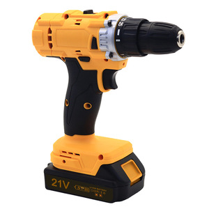 Cordless Drill 21V Lithium Battery Dual Speed Keyless Chuck Household Diy Screwdriver Metal Drilling Renovation Tool - Product Image 4