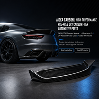 Aileron arrière de voiture AISKA Autoclave Carbon V Style 100% fibre de carbone sèche pour Audi A3 S3 A3 8V 2014-2026