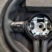 Volant sport personnalisé style M à fond plat pour BMW F10 F15 F16 F20 F22 F25 F26 F30 F31 F32 F34 F35 F36 M3 F80 M5 F82