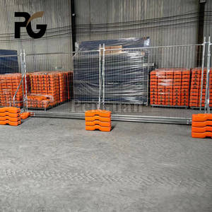 Panneaux de clôture amovibles pour bâtiment extérieur <span class=keywords><strong>Plaque</strong></span> de clôture à base de béton bon marché Clôture temporaire Express Australie - Product Image 4