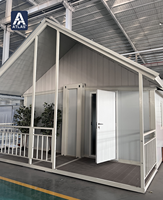 ATLAS Maison Conteneur de Luxe Extensible 20Ft 40Ft, Villa Préfabriquée en Kit Standard Australien avec Mur en Verre, pour Centre Commercial/Entrepôt