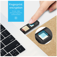 Clé USB 3.0 à empreinte digitale cryptée de haute technologie 32 Go 64 Go