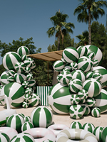 Ballons de plage gonflables géants colorés en PVC, ballons colorés pour fête au bord de la piscine, balles flottantes, jouets de plage d'été