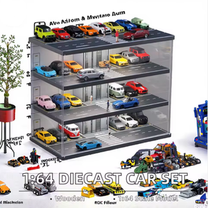 Vitrine de présentation pour voitures miniatures à l'échelle 1/64, en acrylique transparent de qualité supérieure, anti-poussière et anti-UV, pour <span class=keywords><strong>MiniGT</strong></span> - Product Image 2