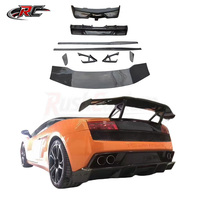 Kit carrosserie en fibre de carbone style DMC pour Lamborghini Gallardo : pare-chocs avant, jupes latérales, diffuseur arrière, spoiler.