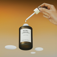 Flacon compte-gouttes en verre mat translucide marron pour cosmétiques, huiles essentielles et sérums, 15ml, 20ml, 30ml, 40ml, 50ml