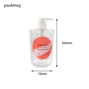 500ml Custom PET <b>Pump</b> <b>Bottle</b> for Conditioner Hair Care - Home Use Shampoo Lotion Cosmetic Packaging Wholesale - Product Image 5