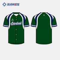 Maillots de baseball professionnels Rigorer en gros, uniformes de baseball respirants pour enfants pour les entraînements et les matchs de clubs de baseball