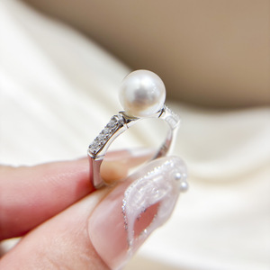 10775 Herramientas de Joyería de Plata y Oro DIY, Base para Anillo de Plata S925 con Cuentas Redondas de 3-5mm y Accesorios para Perlas - Product Image 3