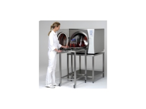 Autoclave horizontal à chargement frontal <span class=keywords><strong>Systec</strong></span> DB-100 100L avec générateur de vapeur intégré, 140 ° Programme C/4bar & Durham Tube - Product Image 3