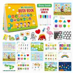 Juguete Sensorial para Autismo, Actividad Tranquila, Libro de Actividades Montessori para Niños de 3 Años en Adelante, Jardín de Infancia y Preescolar - Product Image 2