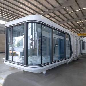 Maison capsule minuscule préfabriquée pour hôtels séjours chez l'habitant immeubles de bureaux centres commerciaux écoles espaces extérieurs - Product Image 1