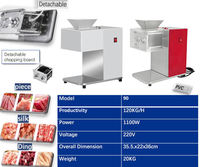 Coupe-viande électrique amovible et facile à nettoyer, en acier inoxydable 304 de qualité alimentaire, pour usage commercial et domestique, pour trancher, déchiqueter et couper en dés