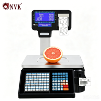 Balance de pesée NVK scellée anti-insectes TM-A21 30kg avec plateau en acier inoxydable, résistante aux éclaboussures d'eau, idéale pour la vente au détail alimentaire