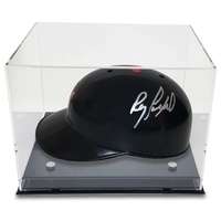 Boîte de présentation en acrylique transparente de qualité supérieure pour casquette de baseball, boîte de présentation en acrylique pour casquette autographiée
