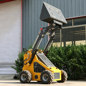 Envío Gratis, Minicargadora Diesel de 20HP/26HP, Tipo con Ruedas, Certificación CE, Cargadora Compacta para Europa y América del Norte - Product Image 1