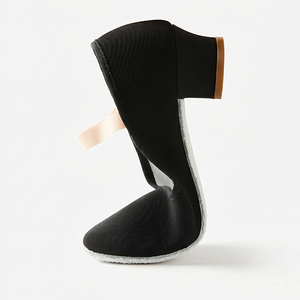Chaussures de <span class=keywords><strong>danse</strong></span> BW12 en toile noire à talon bas pour femmes adultes, idéales pour l'examen de ballet et l'entraînement, style Jiaozhou Yangge, <span class=keywords><strong>danse</strong></span> <span class=keywords><strong>folklorique</strong></span> tibétaine - Product Image 6