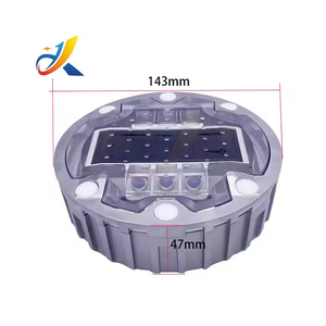 Распродажа, желтые светоотражающие дорожные шпильки с кошачьим глазом, Светодиодные высокие видимые дорожные маркеры на солнечной батарее - Product Image 2