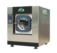 Laveuse-essoreuse industrielle électrique entièrement automatique de 100 kg, machine à laver commerciale en acier inoxydable 304, nettoyage à l'eau froide