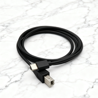 Kabel USB C ke Tipe B 2.0 untuk Laptop Printer Tipe C Kabel Pemindai Printer untuk Ponsel Tablet 0.5M 1M