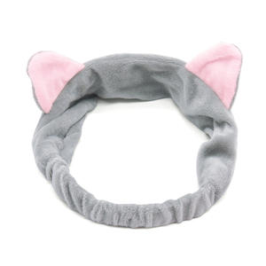 <span class=keywords><strong>2022</strong></span> Yiwu Venta caliente lindo gatito orejas de gato diademas mujeres niñas lavado cara maquillaje encantador Spa diadema Mujer - Product Image 5
