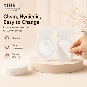 Couvre-mamelons en silicone en forme de fleur pour l'allaitement, absorbant et anti-fuite, réutilisable, invisibles, pour la période post-partum - Product Image 1
