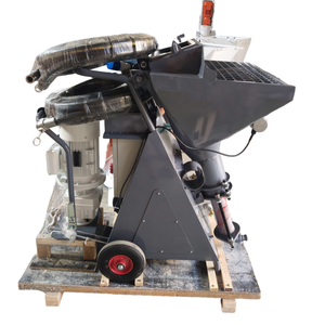 Máquina eléctrica de enlucido en <span class=keywords><strong>seco</strong></span> de 220V/380V, bomba premezclada, rociador automático de mortero a base de yeso con componentes de núcleo de Motor - Product Image 2