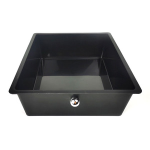 Boîte de rangement en plastique Shi Hong, noire, moderne, simple, organiseur de bureau, accessoire de rangement pour armoire - Product Image 1