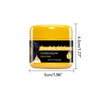 Brillance et confiture Marque privée Vente en gros Tresse soignée Conditionnement brillant Contrôle des bords personnalisé Gel capillaire Cire capillaire pour femme