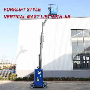 Plateforme de travail verticale mobile autopropulsée, mât télescopique vertical, nacelle élévatrice autopropulsée 8-16m - Product Image 6