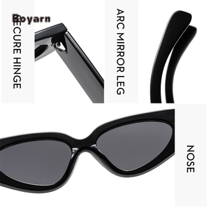 Boyarn March <span class=keywords><strong>Cat</strong></span> Eye <span class=keywords><strong>Lunettes</strong></span> <span class=keywords><strong>de</strong></span> <span class=keywords><strong>soleil</strong></span> <span class=keywords><strong>de</strong></span> luxe pour femme <span class=keywords><strong>Lunettes</strong></span> <span class=keywords><strong>de</strong></span> <span class=keywords><strong>soleil</strong></span> vintage multicolores pour femme - Product Image 6