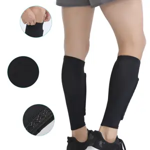 Protège-jambes en nid d'abeille Anti-Collision Guard Fitness Leg Protector Calf Compression Support Sleeves for Football Sporting
