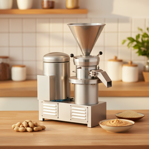 Moulin colloïdal électrique commercial <span class=keywords><strong>en</strong></span> acier inoxydable pour tahini, pâte <span class=keywords><strong>d</strong></span>'<span class=keywords><strong>amande</strong></span>, pâte de noix de cajou et beurre de cacahuète – Garantie 1 an - Product Image 1