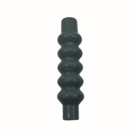 Manchon de tube télescopique en caoutchouc anti-poussière, œillet de soufflet en caoutchouc de Silicone Flexible pour voitures