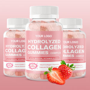 กัมมี่คอลลาเจนออร์แกนิคพร้อมไบโอตินและวิตามินซีภูมิคุ้มกันบูสเตอร์ไวท์เทนนิ่งสำหรับผู้ใหญ่กำหนดได้เอง - Product Image 1