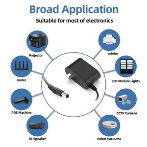 Ome 12V 1A อะแดปเตอร์แปลงไฟกระแสตรงปลั๊กแบบหลายปลั๊ก12W สำหรับกล้องวงจรปิดไฟสาย LED ยาว1M อะแดปเตอร์แปลงไฟ - Product Image 2