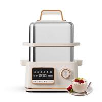 Cuiseur vapeur électrique blanc 10QT avec fonction maintien au chaud, appareil électroménager OEM ODM, vente chaude