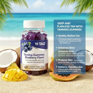 Gomitas bronceadoras OEM, gomitas vitamínicas con sabor a arándanos, que promueven la salud de la piel y mejoran el efecto bronceador - Product Image 3