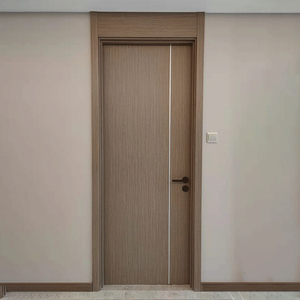 <span class=keywords><strong>Porte</strong></span> intérieure WPC gravée anti-humidité avec garniture décorative, personnalisée par l'usine Oufei Group Chine - Product Image 5