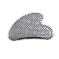 Masseur facial à fonction musicale, masseur corporel antidérapant en acier inoxydable en forme de S, couteau de massage musculaire et fascial, grattoir de libération myofasciale