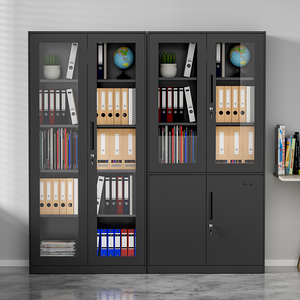 Chất lượng cao màu đen kim loại lưu trữ tủ cho văn phòng tập tin nhiều lớp tài liệu Locker cho các trường học Chính Phủ - Product Image 5