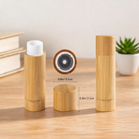 Tube de baume à lèvres pliable en bambou avec fonction de montage rapide – Idéal pour la plage, le jardin, les pique-niques et la détente en extérieur